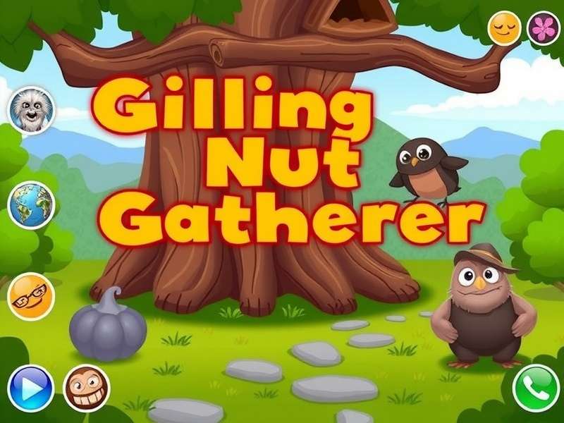 Giggling Nut Gatherer Game Screenshot